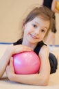 Little gymnast Royalty Free Stock Photo