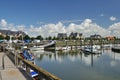 Little harbor in Normandy Royalty Free Stock Photo