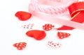 Little hearts, polka dots