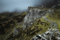 Quiraing - the most beautiful landscape in Scotland Royalty Free Stock Photo