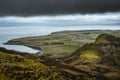 Quiraing - the most beautiful landscape in Scotland Royalty Free Stock Photo