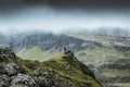 Quiraing - the most beautiful landscape in Scotland Royalty Free Stock Photo