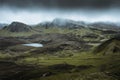 Quiraing - the most beautiful landscape in Scotland Royalty Free Stock Photo