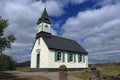 Historic Thingvallakirkja at Thingvellir National Park, Western Iceland Royalty Free Stock Photo