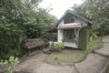 Little house in a beautiful garden