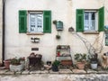 Little house in Borgio Verezzi, Savona, Italy Royalty Free Stock Photo