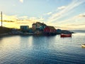 Little house on the harbour Royalty Free Stock Photo