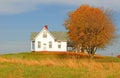 Little house on the hill Royalty Free Stock Photo