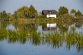 Little house reflection Royalty Free Stock Photo