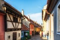 Little houses on Golden street inside of Hrandcany Castle, Prague, Czech Republic.