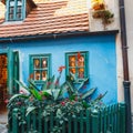 Little houses on Golden street, prague Royalty Free Stock Photo