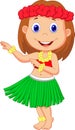 Little Hula Girl cartoon