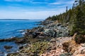 Little Hunters Beach in Acadia National Park Royalty Free Stock Photo