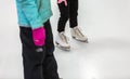 Little ice skater Royalty Free Stock Photo