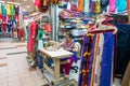 Woman sewing in Tekka Center, Little India, Singapore