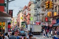 Welcome to Little Italy sign in New York City USA Royalty Free Stock Photo