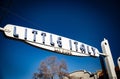 Little Italy Sign - entrance to neighborhood Royalty Free Stock Photo