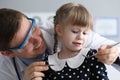 Little kid at dentist