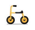 Little kids tricycle isolated vector icon