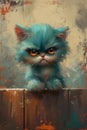 Grumpy Guardian: A Tale of a Pissed-Off Kitten and a Scary Solar