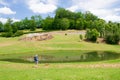 Little lake in the Dordogne