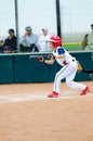 Little league baseball batter Royalty Free Stock Photo