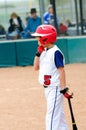 Little league baseball batter