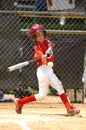 Little league Baseball Game Action Royalty Free Stock Photo