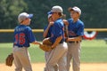 Little league Baseball Game Action