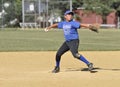 Little league baseball pitcher Royalty Free Stock Photo