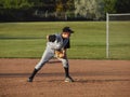 Teenage baseball pitcher Royalty Free Stock Photo