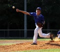 Little league baseball pitcher