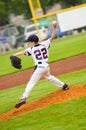 Little league baseball pitcher Royalty Free Stock Photo