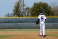 Little league baseball player Royalty Free Stock Photo