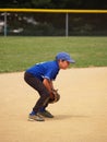 Little league baseball player Royalty Free Stock Photo