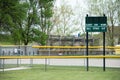 Little league score board Royalty Free Stock Photo