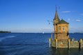 Little Lighthouse in Konstanz, Lake Constance, Baden-Wuerttemberg, Germany Royalty Free Stock Photo