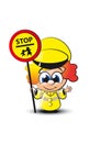 LITTLE LOLLIPOP LADY Royalty Free Stock Photo