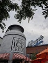 Little man ice cream colorado Royalty Free Stock Photo