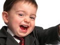 Little Man Series: Salesman Smile Royalty Free Stock Photo