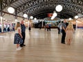 People come to dance at the Danceland dance hall, Saskatchewan