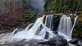 Little Mashel river lower falls, Eatonville Washington State