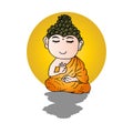 Little meditating Buddha.
