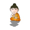 Little meditating Buddha.