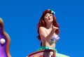 The Little Mermaid blows a kiss at Disney's Magic Kingdom