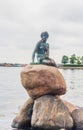 Little Mermaid, Copenhagen. Den Lille Havfrue, a statue by Edvard Eriksen, Langelinie promenade, Copenhagen, Denmark Royalty Free Stock Photo