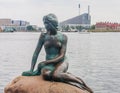 Little Mermaid, Copenhagen. Den Lille Havfrue, a statue by Edvard Eriksen, Langelinie promenade, Copenhagen, Denmark Royalty Free Stock Photo