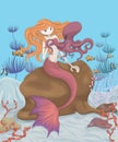 the little mermaid life of underwater inhabitants