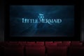 The Little Mermaid movie in the cinema. Astana, Kazakhstan - March 23, 2023. Royalty Free Stock Photo