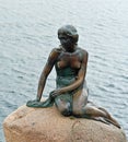 The Little Mermaid Statue Royalty Free Stock Photo